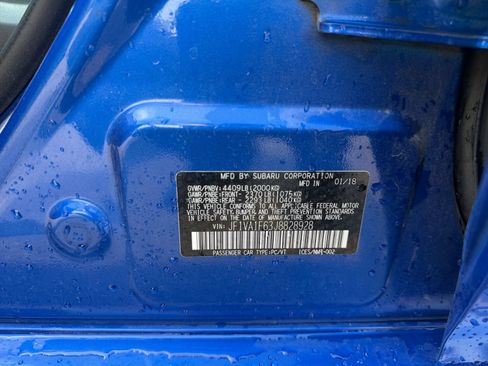 Used 2018 Subaru WRX Limited AWD/4WD image 37