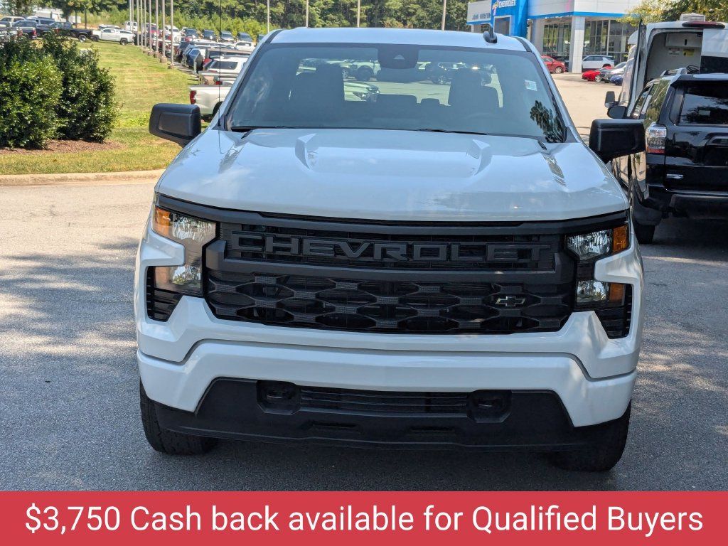 New 2026 Chevrolet Silverado 1500 Custom w/ Turbomax Blackout Package AWD/4WD image 3