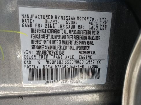 Used 2023 Nissan Sentra SV w/ All-Weather Package FWD image 33
