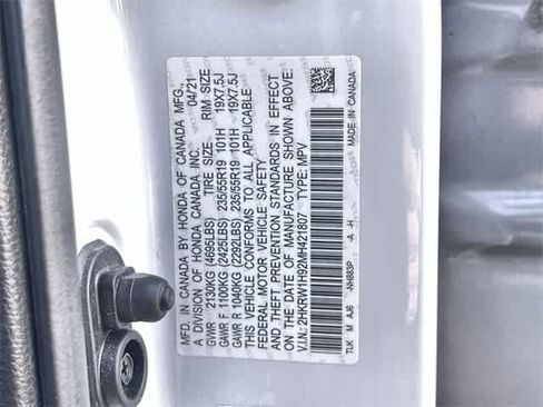 Certified 2021 Honda CR-V Touring image 22