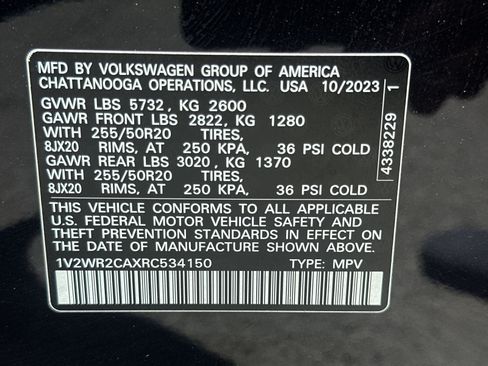 Used 2024 Volkswagen Atlas SE FWD image 36