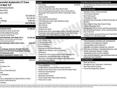 Used 2010 Chevrolet Avalanche LT w/ Luxury Package AWD/4WD image 31
