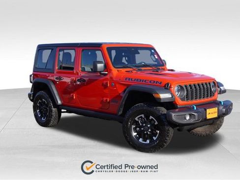 Certified 2025 Jeep Wrangler Unlimited Rubicon 4xe w/ Safety Group image 1