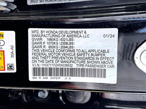 Used 2024 Honda Accord LX image 33