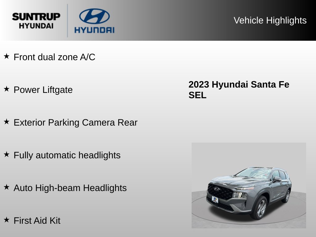 Used 2023 Hyundai Santa Fe SEL w/ Cargo Package AWD/4WD image 16