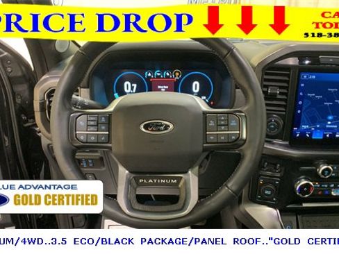 Certified 2023 Ford F150 Platinum w/ Equipment Group 701A High image 38