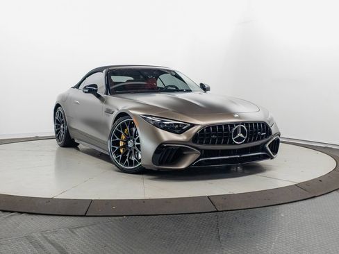 Used 2022 Mercedes-Benz SL 55 AMG 4MATIC w/ Driver Assistance Package image 1