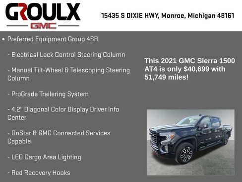 Used 2021 GMC Sierra 1500 AT4 AWD/4WD image 29