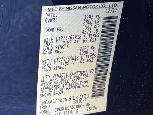 Used 2018 Nissan Titan PRO-4X w/ Pro-4x Convenience Package image 37