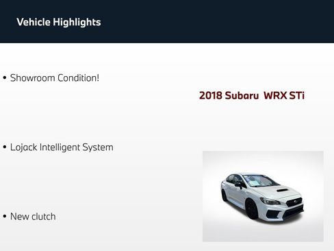 Used 2018 Subaru WRX STI AWD/4WD image 57