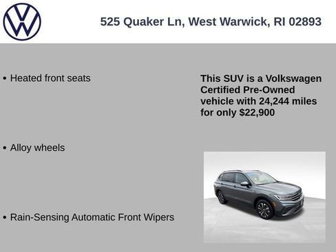 Certified 2023 Volkswagen Tiguan S w/ IQ.Drive Package image 31