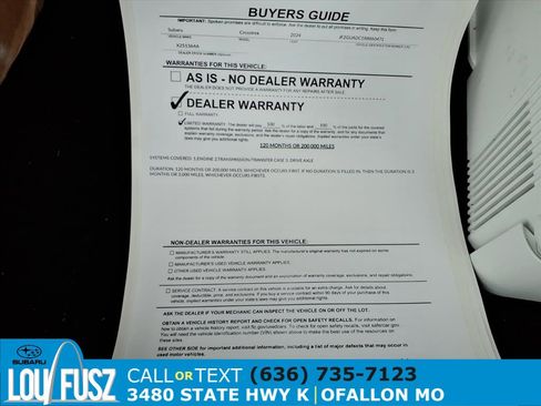 Used 2024 Subaru Crosstrek 2.0i Premium image 35