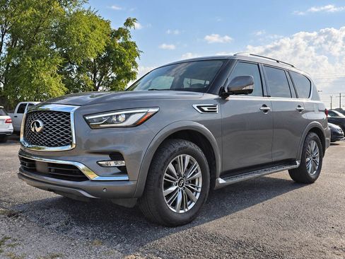 Used 2021 INFINITI QX80 Luxe w/ Cargo Package AWD/4WD image 3