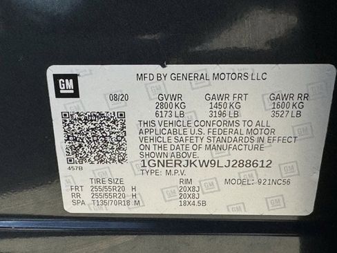 Used 2020 Chevrolet Traverse RS w/ LPO, Floor Liner Package image 39