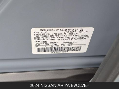 Used 2024 Nissan Ariya FWD image 27