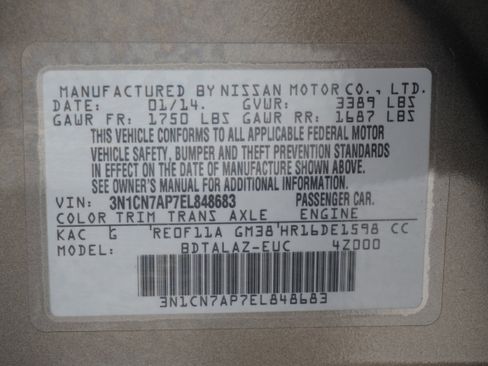 Used 2014 Nissan Versa S Plus FWD image 23