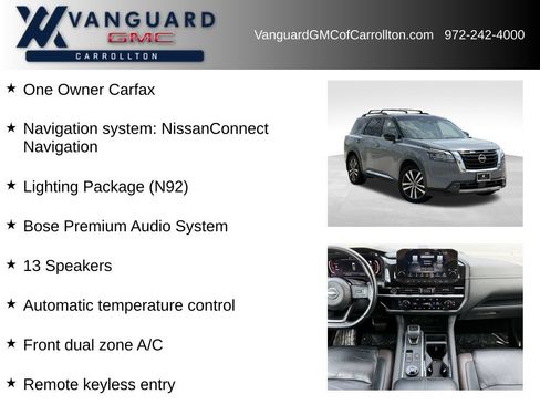 Used 2023 Nissan Pathfinder Platinum w/ Lighting Package (N92) AWD/4WD image 6