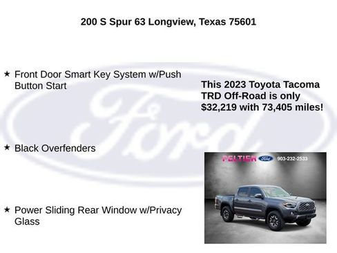 Used 2023 Toyota Tacoma TRD Off-Road AWD/4WD image 15