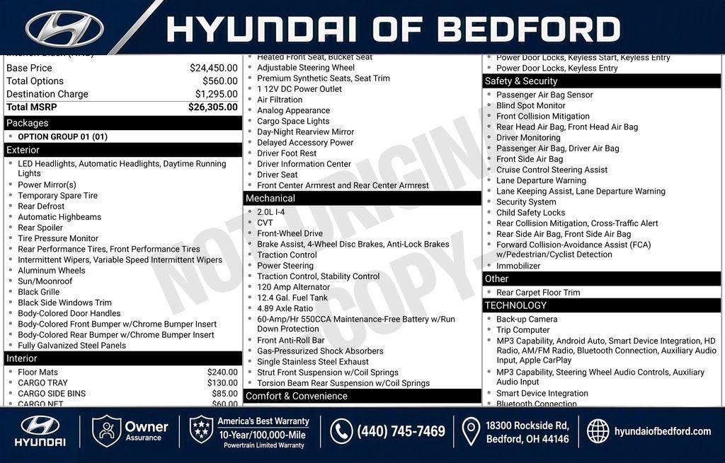 New 2026 Hyundai Elantra SEL Sport FWD image 27