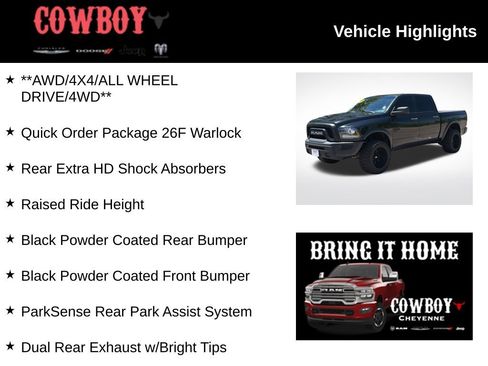 Used 2021 RAM 1500 Warlock AWD/4WD image 2