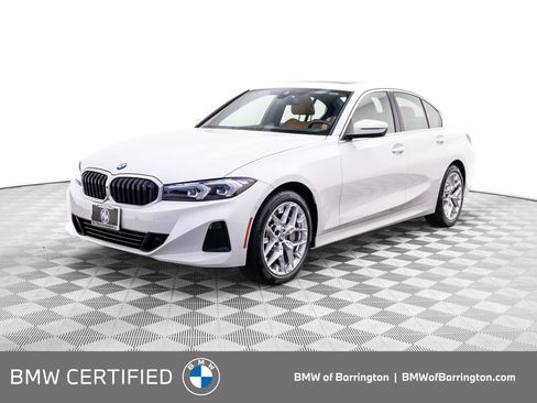 Certified 2025 BMW 330i xDrive Sedan w/ Premium Package AWD/4WD image 1