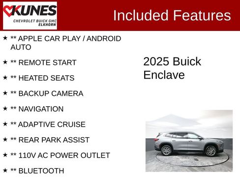 Used 2025 Buick Enclave Preferred w/ Power Package image 2