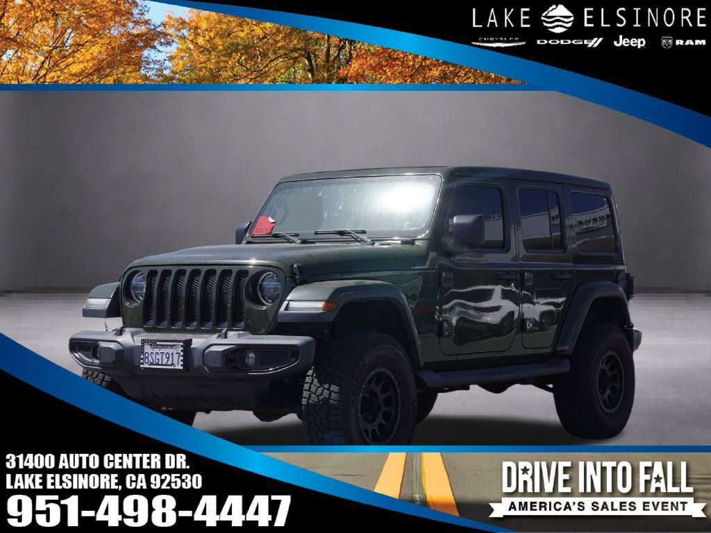 Used 2020 Jeep Wrangler Unlimited Sahara AWD/4WD image 1