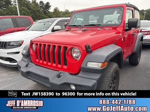 Certified 2018 Jeep Wrangler Sport AWD/4WD image 1