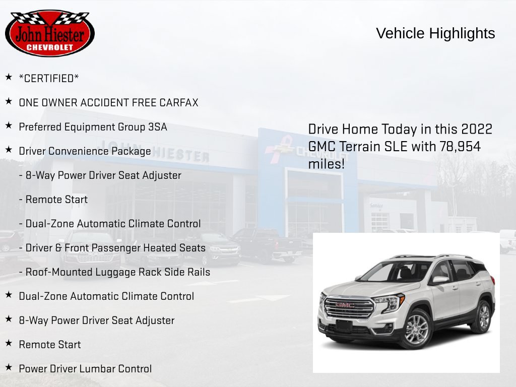 Used 2022 GMC Terrain SLE w/ Driver Convenience Package FWD image 4