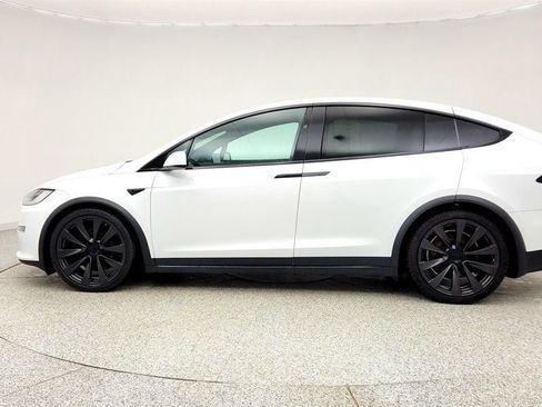 Used 2023 Tesla Model X AWD w/ 6 Seat Cream Interior & image 8