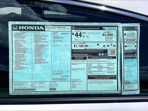 New 2026 Honda Accord Touring image 14