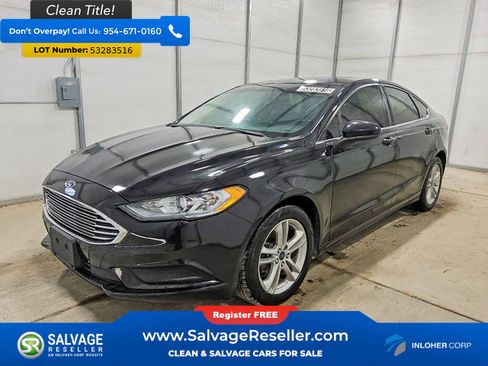 Used 2018 Ford Fusion SE w/ Fusion SE Technology Package FWD image 1