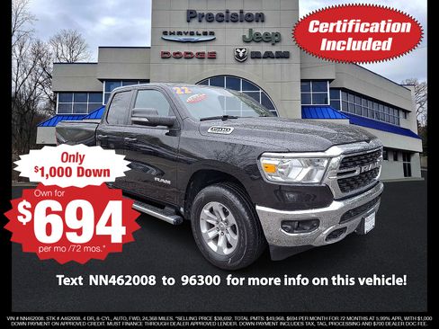 Certified 2022 RAM 1500 Big Horn AWD/4WD image 1