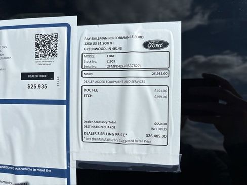 Certified 2024 Ford Edge SEL image 3