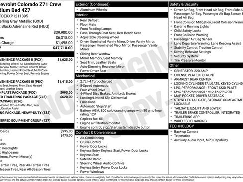 Certified 2023 Chevrolet Colorado Z71 w/ Z71 Convenience Package 2 image 41