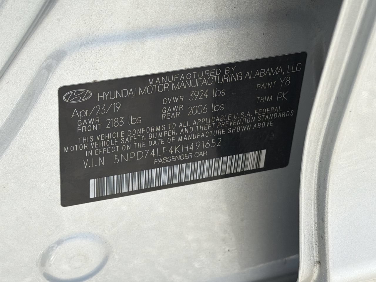 Used 2019 Hyundai Elantra SE FWD image 31