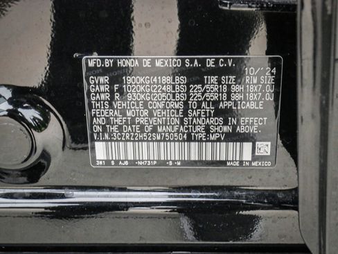 Certified 2025 Honda HR-V Sport image 33