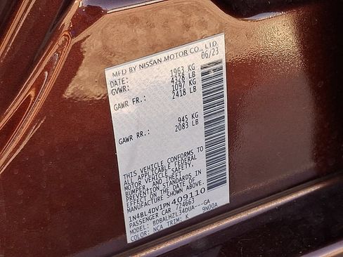 Certified 2023 Nissan Altima 2.5 SV FWD image 27