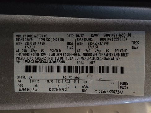 Used 2018 Ford Escape SE FWD image 33