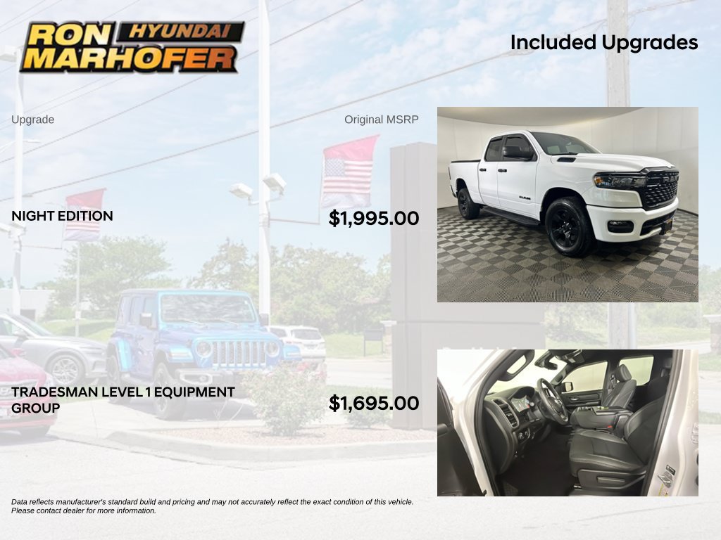Used 2025 RAM 1500 Tradesman w/ Night Edition AWD/4WD image 6