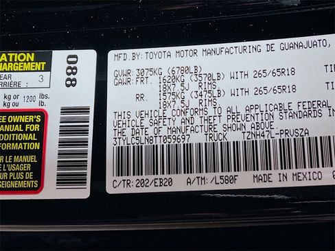 New 2026 Toyota Tacoma Limited image 25