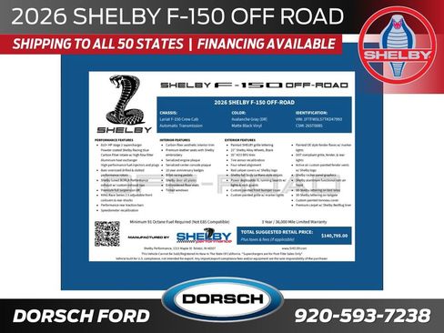 New 2026 Ford F150 Lariat w/ Equipment Group 501A Mid AWD/4WD image 2