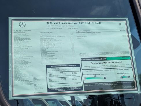 New 2025 Mercedes-Benz Sprinter 2500 image 16