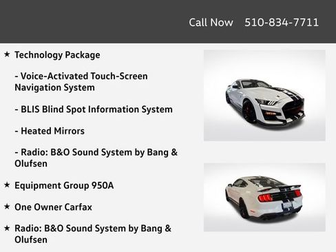 Used 2021 Ford Mustang Shelby GT500 w/ Technology Package RWD image 4