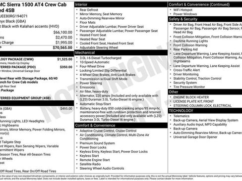 Used 2024 GMC Sierra 1500 AT4 w/ Technology Package AWD/4WD image 42