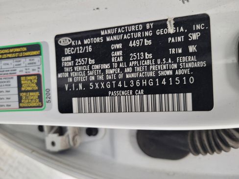 Used 2017 Kia Optima LX w/ Option Group 014 image 33