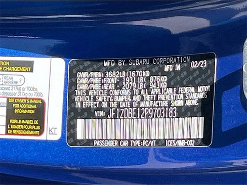 Used 2023 Subaru BRZ Limited image 27