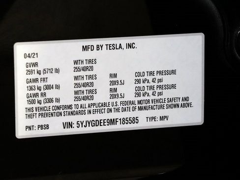 Used 2021 Tesla Model Y Long Range image 36
