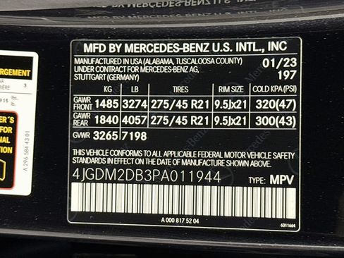 Used 2023 Mercedes-Benz EQS 450+ SUV image 43