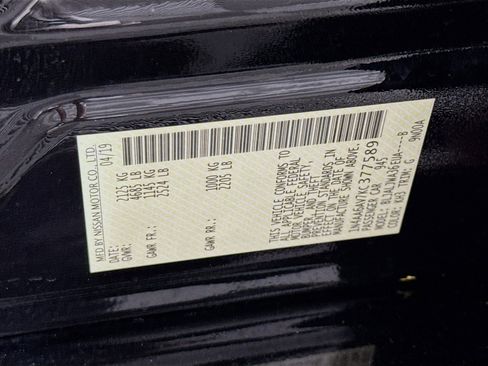 Used 2019 Nissan Maxima 3.5 SV w/ Floor Mat Group image 39